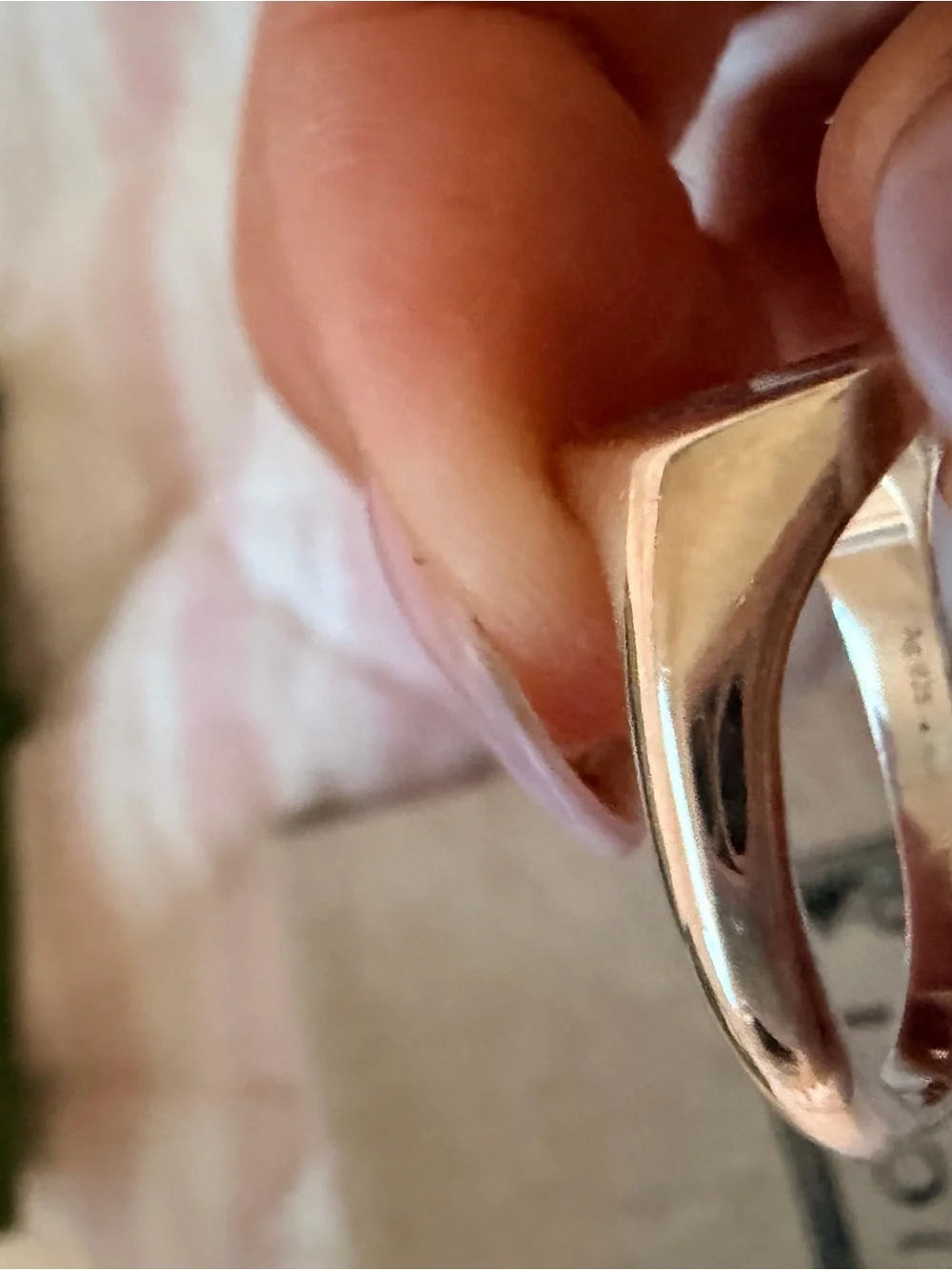 LIKE NEW♥️100% Authentic Silver Gucci Heart Ring